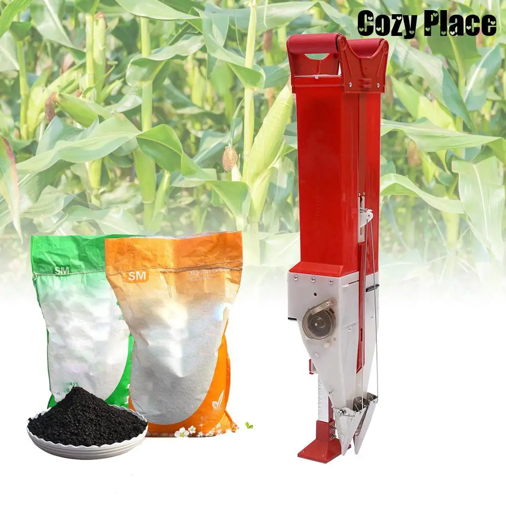 

Adjustable Manual Fertilizer Handheld Seeder Seed Fertilizer Spreader Double Cylinder Planter Garden Planter Tools Disseminator