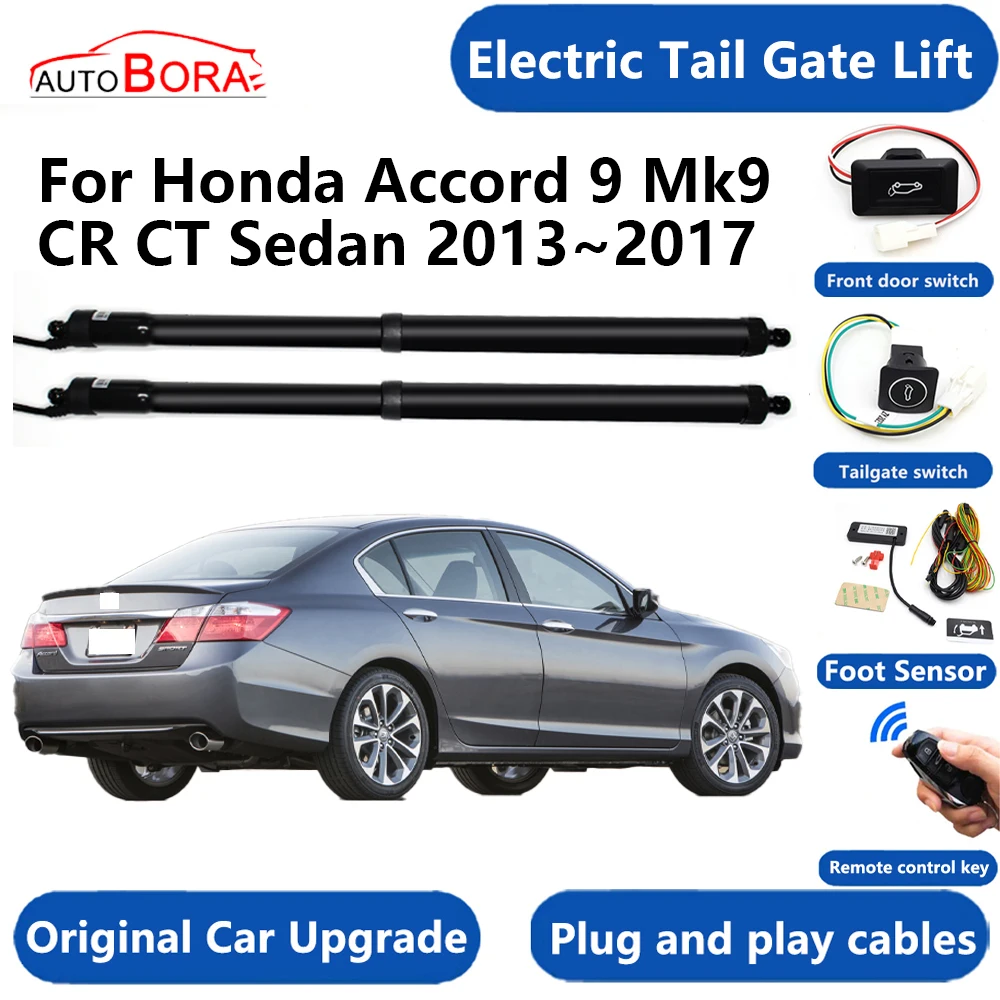 

Car Electric Tail Gate Lift System Power Liftgate Kit Auto Automatic Tailgate Opener for Honda Accord 9 Mk9 CR Sedan 2013~2017