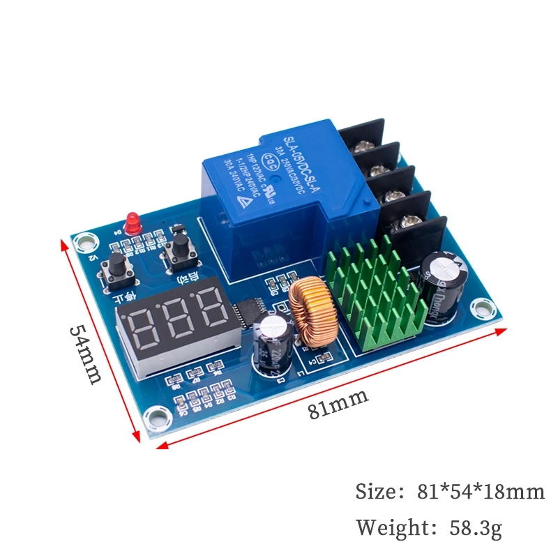 WAVGAT XH-M604 Battery Charger Control Module DC 6-60V Storage Lithium Battery Charging Control Switch Protection Board