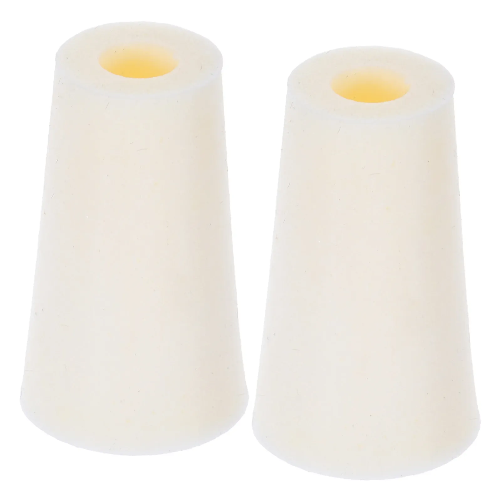 2Pcs Reusable Silicone Wine Bottle Stopper Tapered Snug Fit Leakproof Seal Preserves Flavor Oxygen Barrier Home Bar Hotel Wine