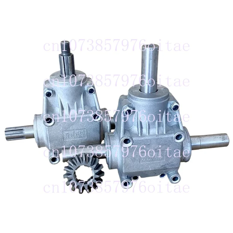 T Type 1:1 Right Angle Gear Reducer 4 Mode Gearbox Steering Box Commutator 90 Degree Angle Device Guide Box