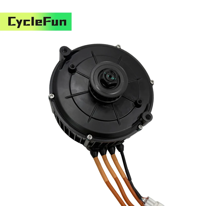 QS165 60H 10KW V3 PMSM محرك متوسط مع علبة تروس 1:2.37 مع إصدار قاعة ضرس للدراجات النارية على الطرق الوعرة سكوتر كهربائي #4