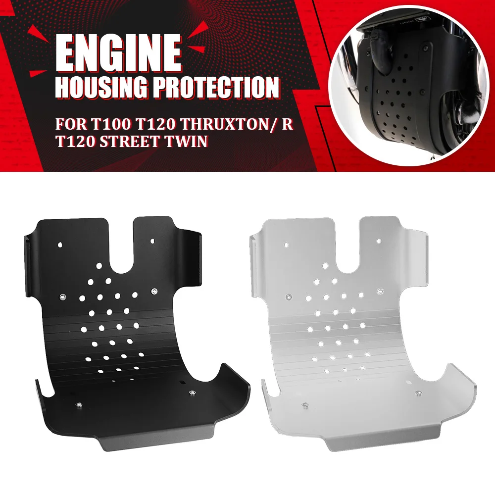 

FOR Speed Street Twin Cup Thruxton RS Bonneville T100 T120 Engine Chassis Shroud Fairing Exhaust Shield Guard Protection Cover