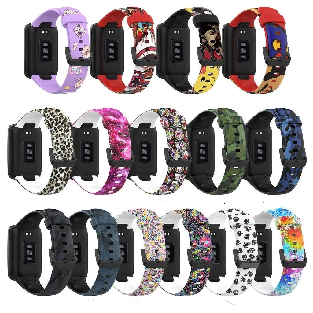 Wristband Bracelet Watchband For Xiaomi Mi Band 7 Pro Strap Band For MiBand 7Pro Smart Wriststrap Printing TPU Belt Accessories