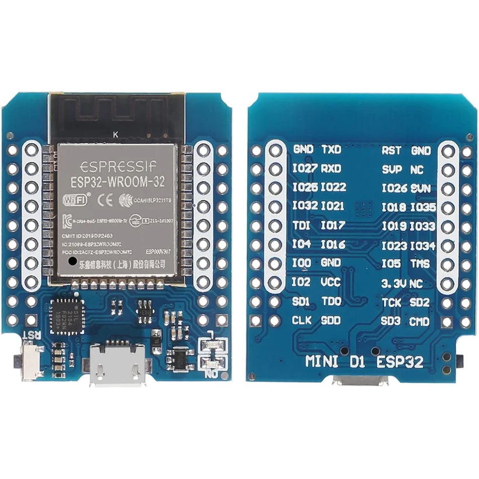 1/4/6/10PCS NodeMCU ESP32 ESP-WROOM-32 WLAN WiFi Bluetooth IoT Placa de Desenvolvimento 5V Compatível para Arduino