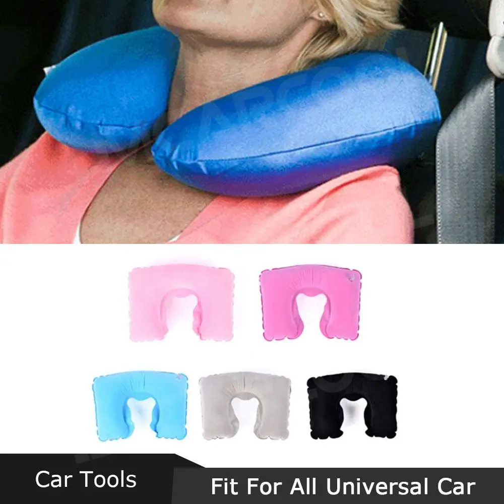 

Car U-Shaped Inflatable Headrest Car Interior inflatable neck pillow For Universal Car