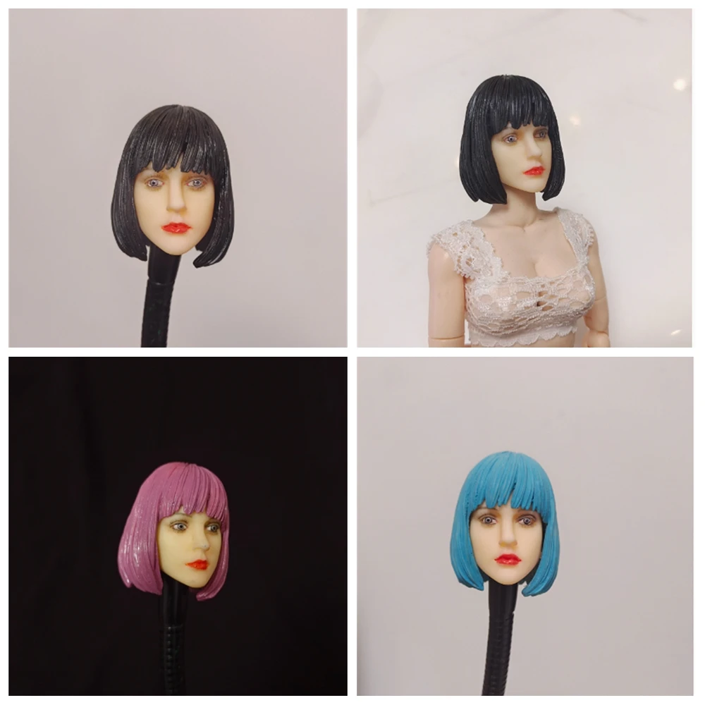 

1:6 Scale Lori Short HFemale Head Sculpt Expression Model toys Star for 12inch Action Figure PH TBL Model Toys