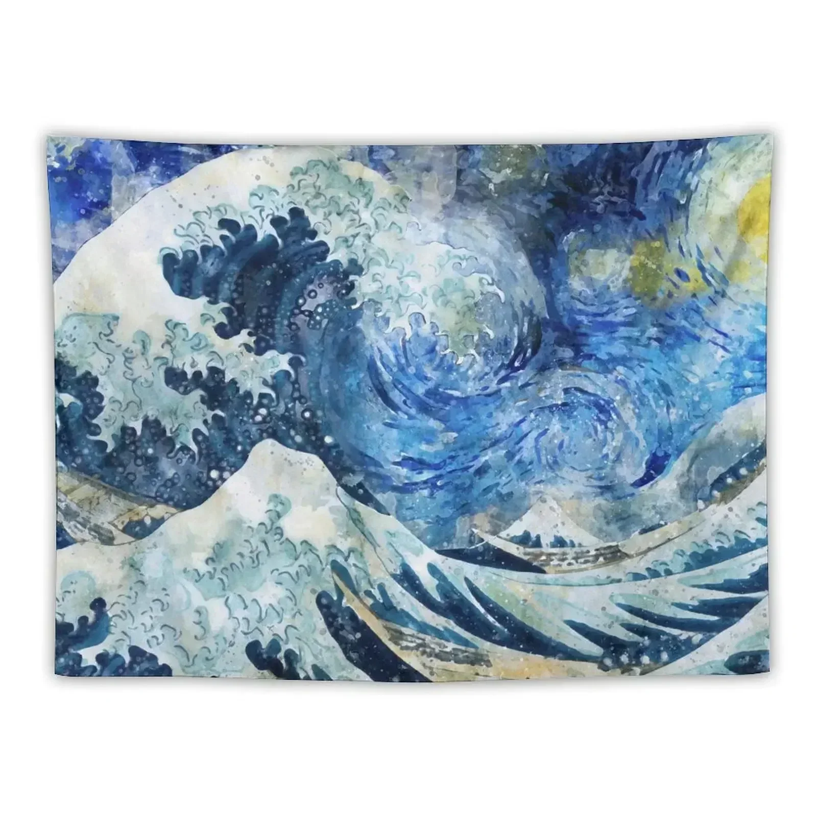 

Great Wave During a Starry Night(Click on Artist Notes) Tapestry Carpet On The Wall Decoration For Bedroom Tapestry
