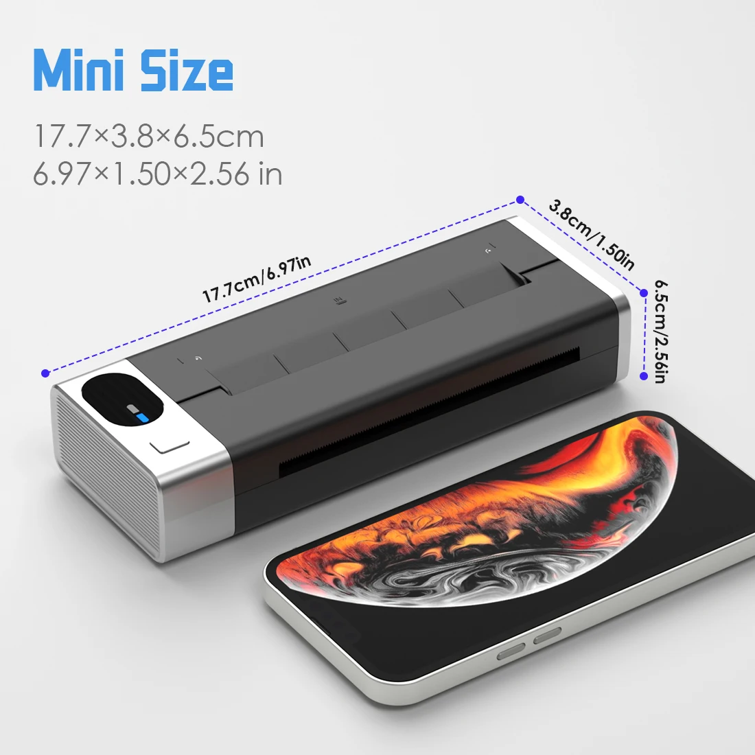 

Портативный беспроводной принтер для тату-трафаретов, 1500 мАч, перезаряжаемый, с умным приложением, термокопир для татуировок, аксессуары для тату-мастеров