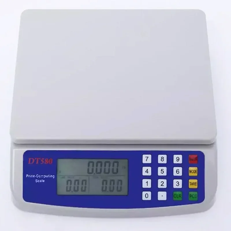 DT580 30KG / 1G Precision Digital Scale Electronic Balance Weight Scale Plastic Weight Scale Accuracy Weight Balance Scales