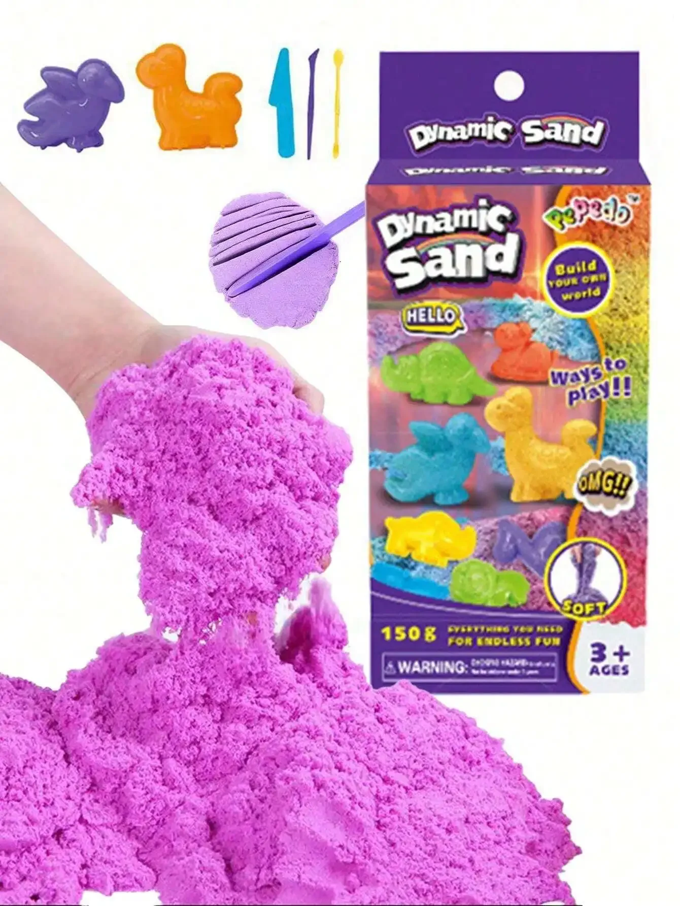 1 مجموعة لعبة الفضاء مجموعة قوالب الرمل ماجيك كلاي الطين الملون البلاستيسين الرمال الملونة مجموعة ألعاب تعليمية ، إرسال مجموعة من الأدوات (4 أنماط ،