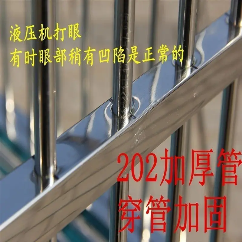 Household dog cage stainless steel full welded three-layer double-layer single-layer breeding foster small dog thickened foster