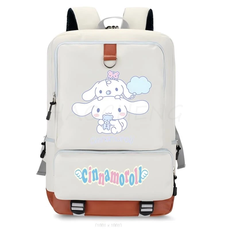 Hot Sanrio Cinnamoroll Backpack Student School Shoulder Bag Business Multifunctional Large Capacity Computer Bag Travel Backpack