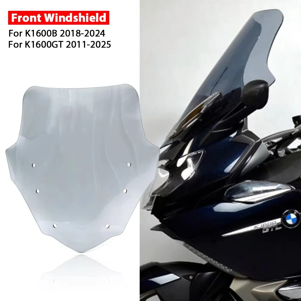 

K1600 GT / B Windshield Motorcycle Height Raising Front Windscreen For BMW K1600GT K1600B K1600 B Wind Deflector 2018-