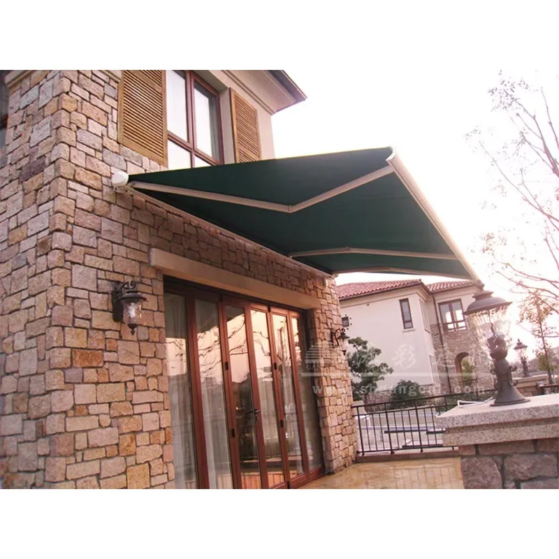 Modern Light Luxury Sun Protection Rainproof Retractable Full Cassette for Outdoor Garden Backyard