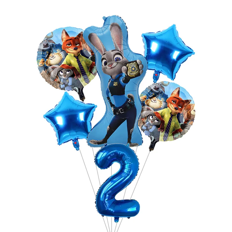 Zootopia Animal Cartoon Balloon Arch Garland Kit for Birthday Party Wedding Baby Shower Festival Party Home Decor Supplies view 3