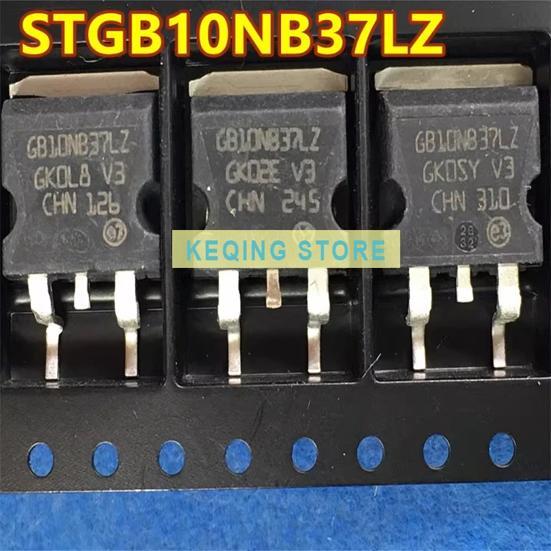 10PCS Used+Not NEW+Send after Measure Original word original code STGB10NB37LZ GB10NB37LZ SMD TO-263 FET IGBT