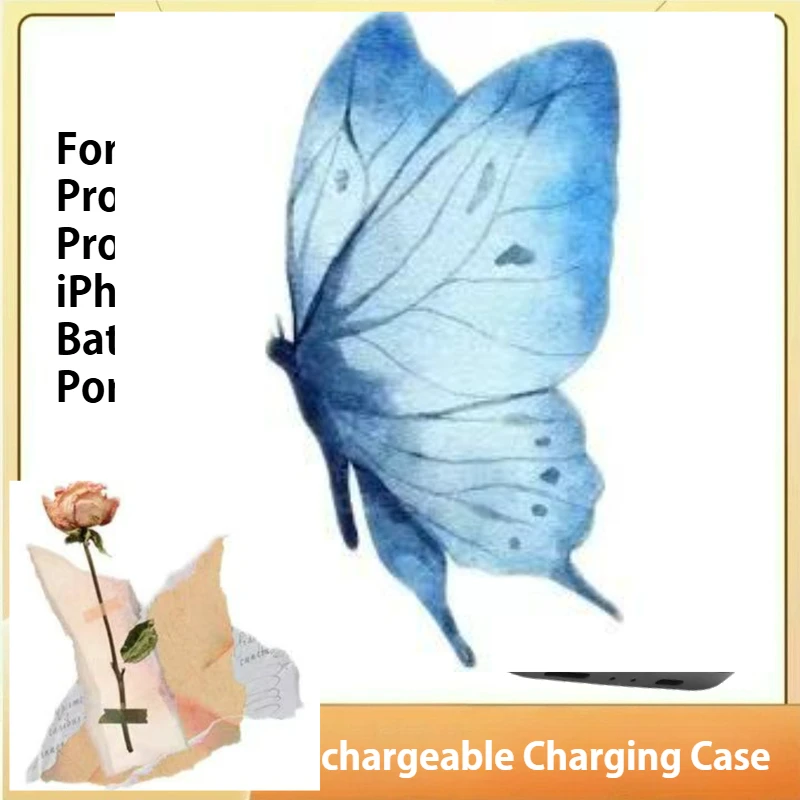 

For IPhone 16 Pro Max/16 Pro/16Plus/iPhone16 Battery Case Portable Power Bank Rechargeable Charging Case Batterie Externe Funda