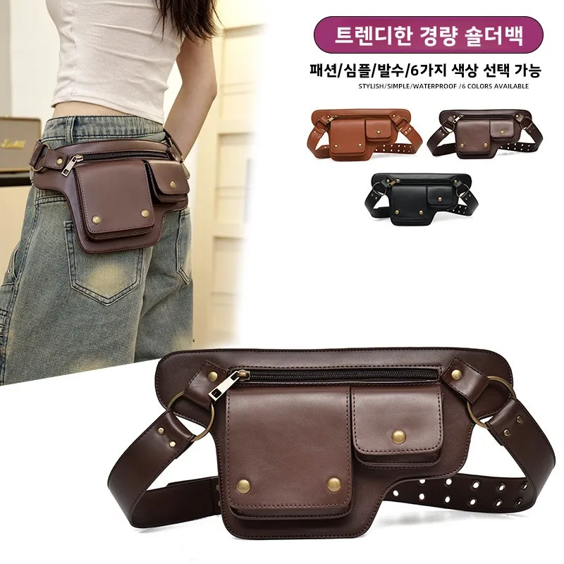 

Retro Outdoor Cycling Bag Sports Fanny Pa Single oulder Bag Multi-Functional Storage Bag Mobile Phone Bag