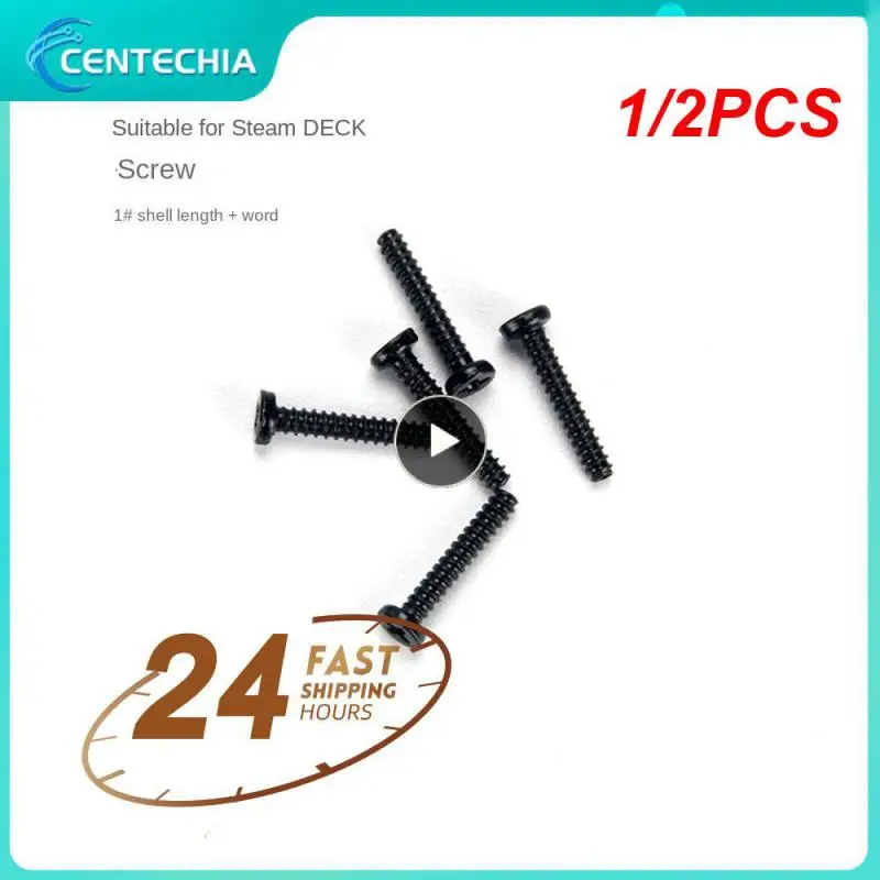 1/2PCS Back  Screws Set Kit Replacement Fix Screws for Steam Deck Gamepad Accessories Game Console Rear Cover  Screws