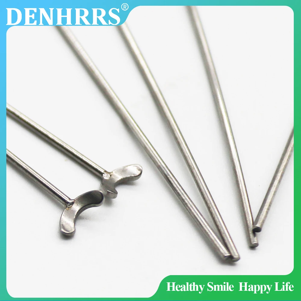 5/10pcs Dental Y-Type ScheuTeeth Position Hold J Clasp Ball Retainer Orthodontic Oblique Bar 0.8/0.9mm Dentistry Tools
