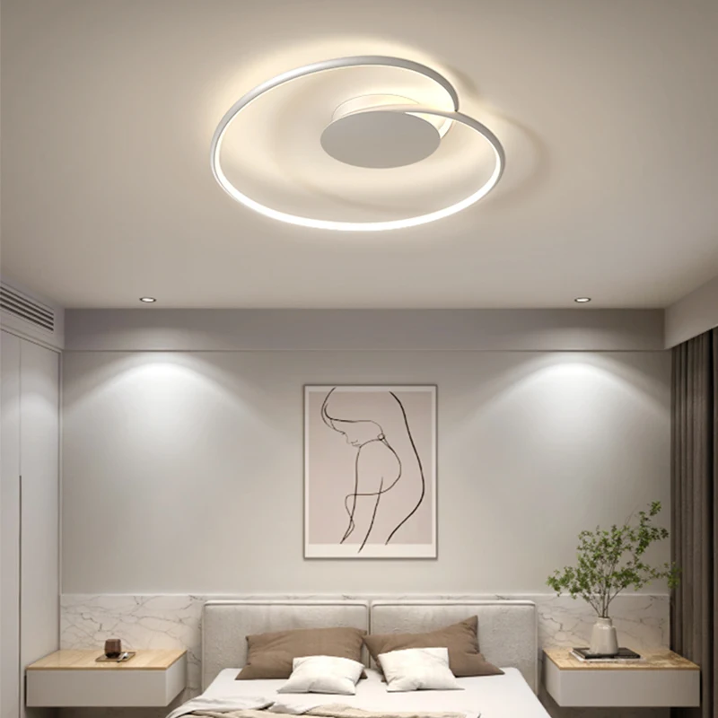 

Modern minimalist LED bedroom lights, creative study lights, heart-shaped ceiling lights, indoor lighting, home decoration light