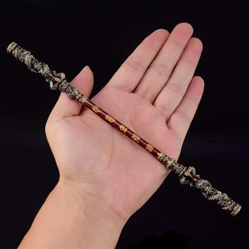 Black Myth: Wukong Ru Yi Jin Gu Bang 22cm Metal Staff Weapon Model Game Peripheral Home Ornament Collection Equipment Toy Gifts