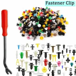 200pcs/50 Pcs Car Clips Fastener Screws Kit Bumper Plastics Fender Push Pin Rivet Door Trim Panel Retainer Auto Accessory