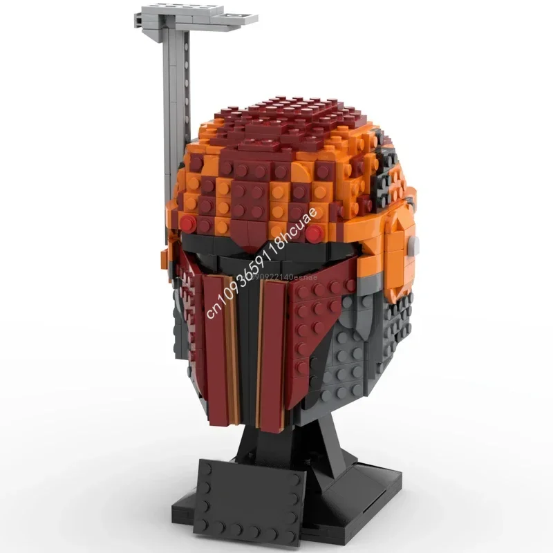 

617 шт., шлемы Star Battle Sabine Wren, модель Moc, строительные блоки, кирпичи, сделай сам, образовательная сборка для детей, рождественские подарки