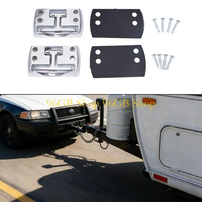 96GB 2pcs Easy Install Folding Tow Hook for Camping and Transport Activities
