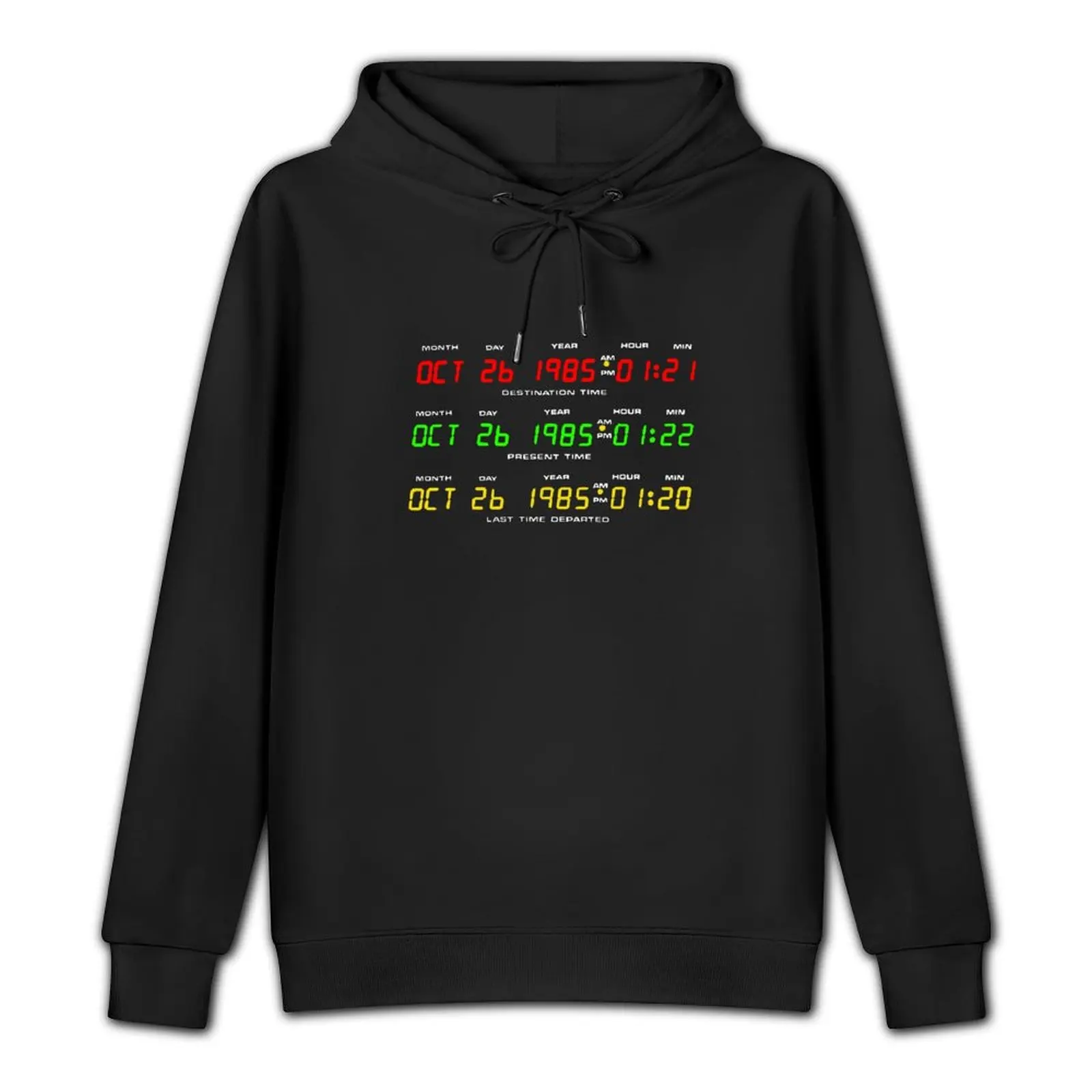 Time Circuits Pullover Hoodie blouse men wear aesthetic clothing hoodies for men