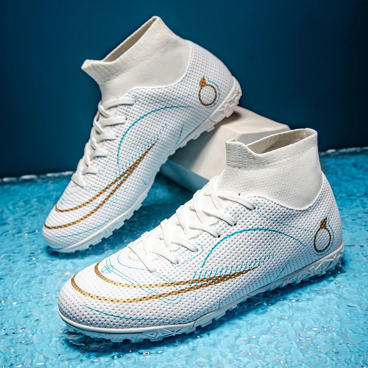 오리지널 남성용 축구 부츠, TF/FG 잔디 축구화, 필드 트레이닝, 십대 전문 축구화