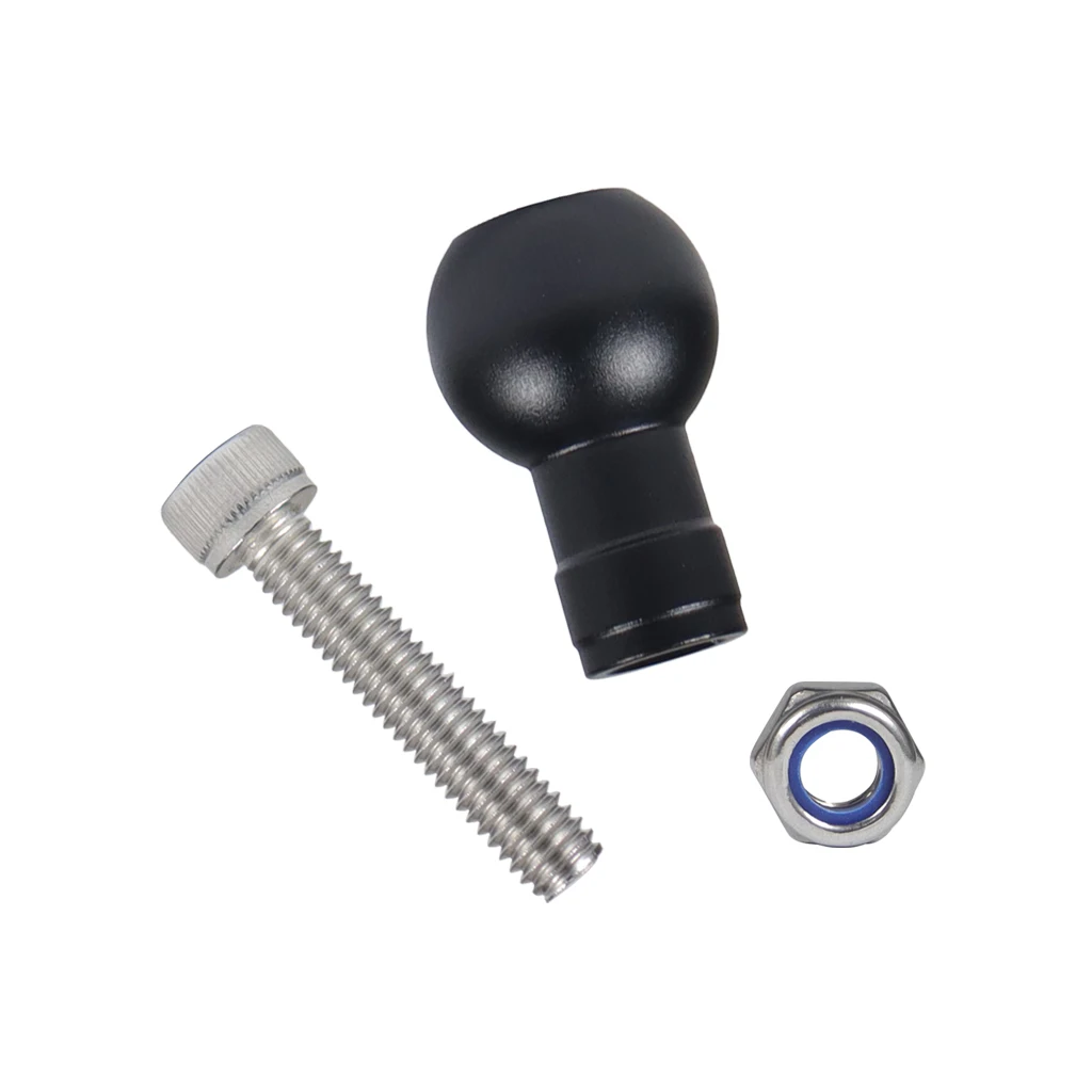 1 Zoll/17mm Kugelkopf GPS-Halterung Motorrad-Adapterhalterung 1/4 Zoll Schraube Action-Kamera Fahrrad DVR Clip Halterung – Detail 5