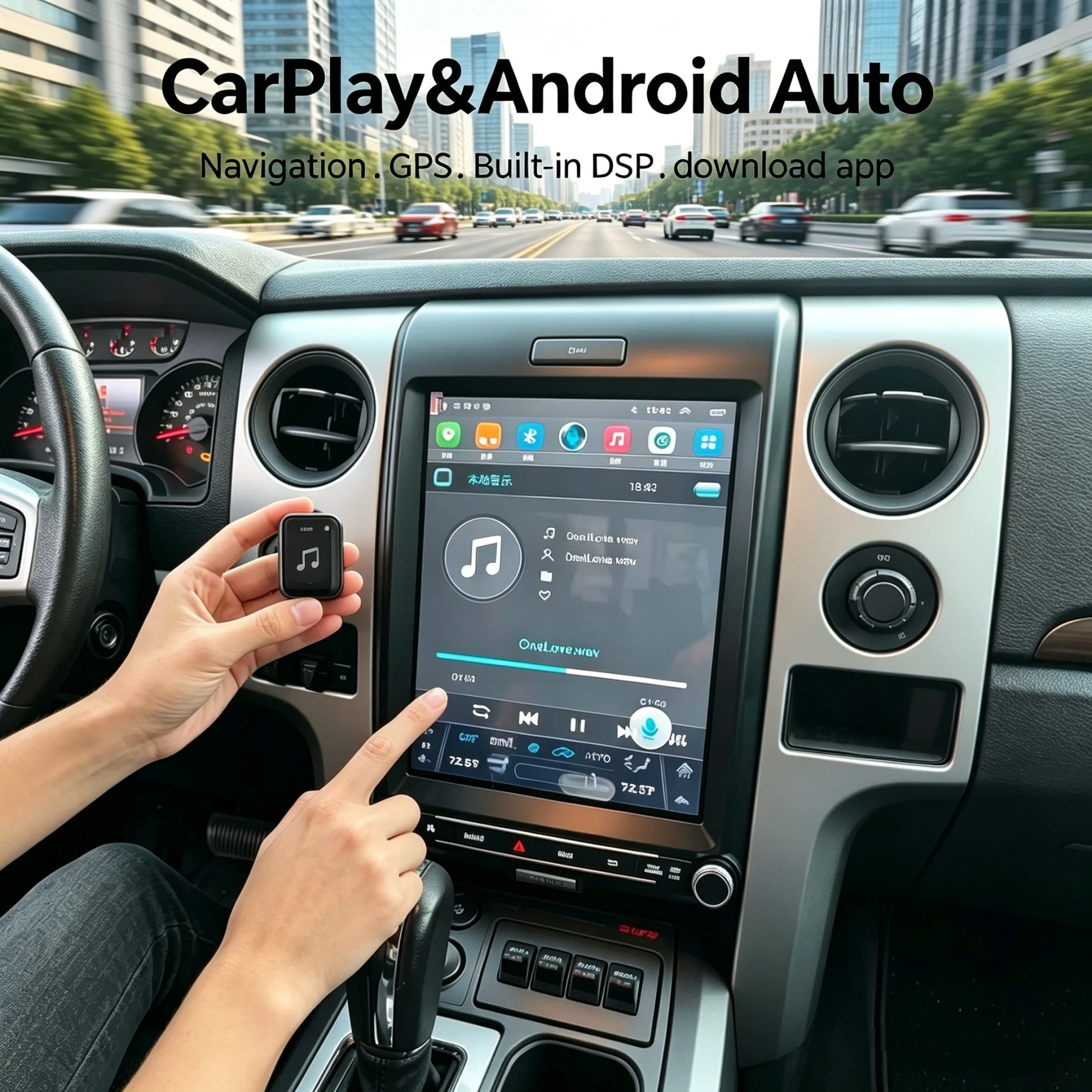 12.1Inch Car Radio Stereo For Ford F150 2013-2014 Touch Screen Android Head Unit Wireles Carplay Auto GPS Navigation DVD Player