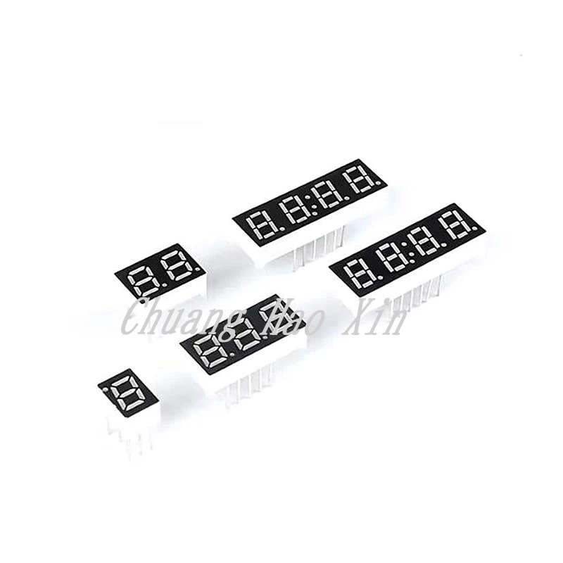 5Pcs Led Display Digit Tube 7 Segment 0.28 Inch Red 1 Bit 2 Bit 3 Bit 4 Bit Common Cathode Anode Led 7segment