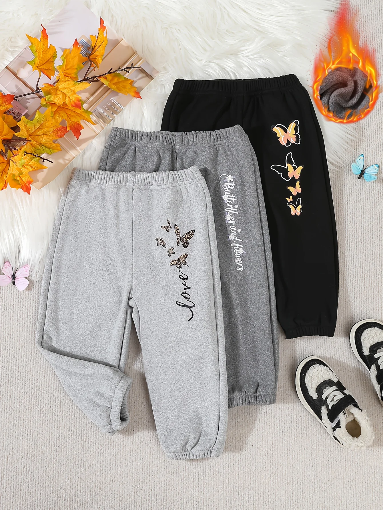 

Winter Outdoor Thickened Stretch Sweatshirt Fabric Long Pants 3-Piece Set For Men And Women Autumn And Winter Casual Sweatpants