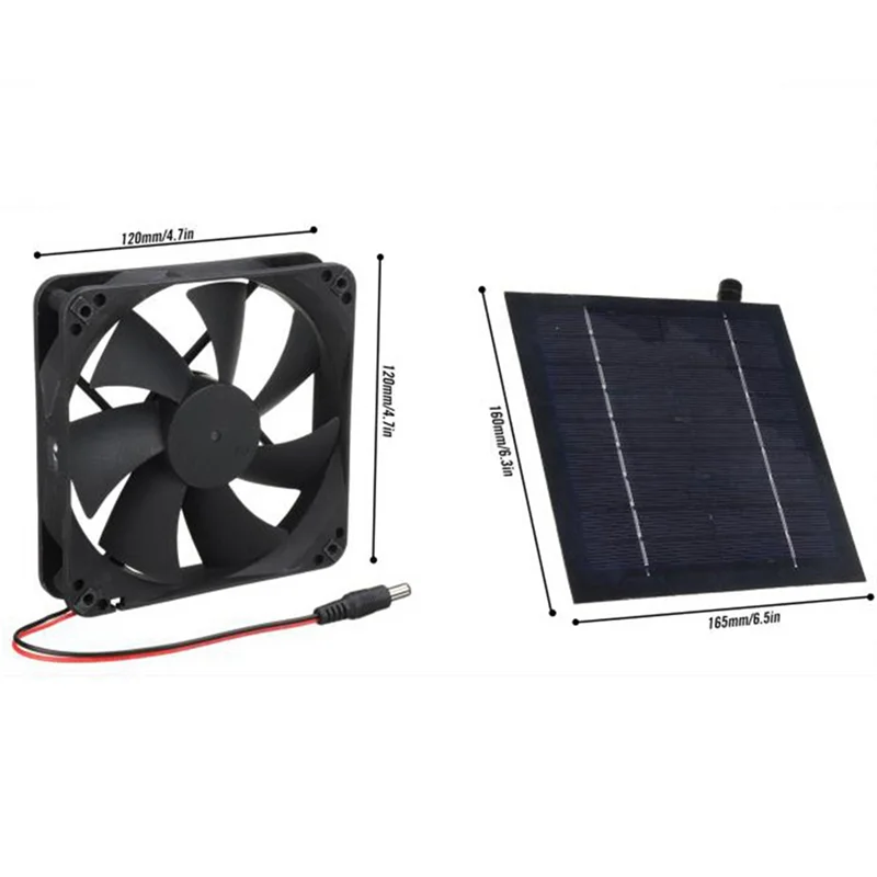 A68M-4X 20 واط 12 فولت لوحة طاقة شمسية مروحة العادم الهواء النازع التهوية لوحة طاقة شمسية بالطاقة مروحة للكلاب بيت الدجاج الدفيئة