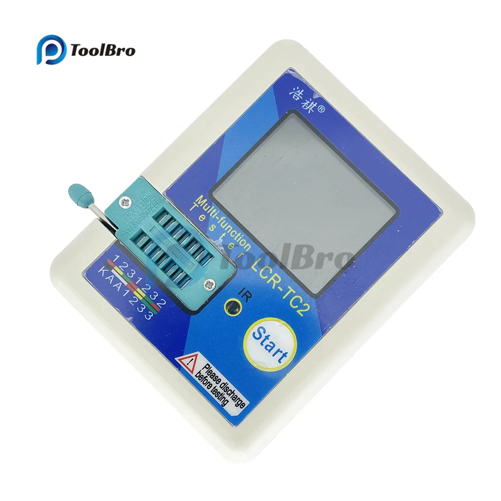 Imagem -04 - Multifuncional Diode Triode Capacitância Medidor Atualizado de Alta Precisão Esr Tft Backlight Transistor Tester Lcr Lcr-tc2
