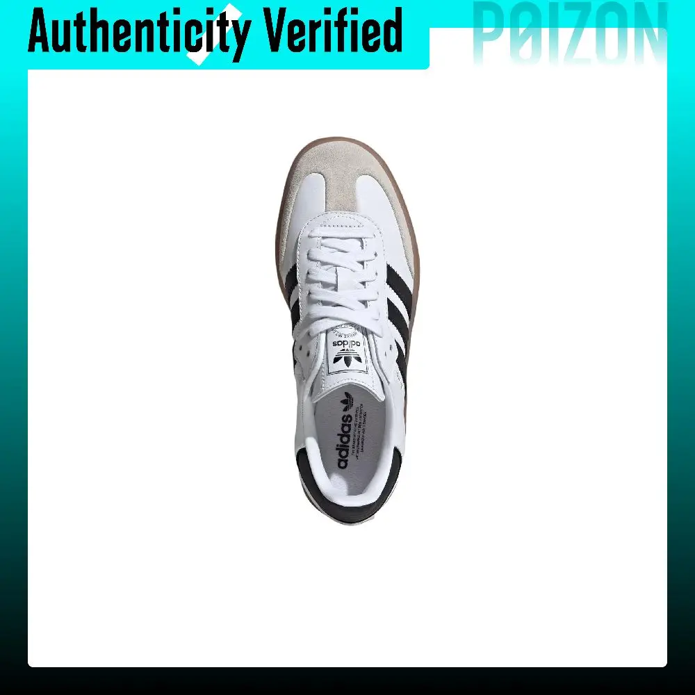 Adidas Originals SAMBAE Low top German Army Trainers Unisex White Black JI1349