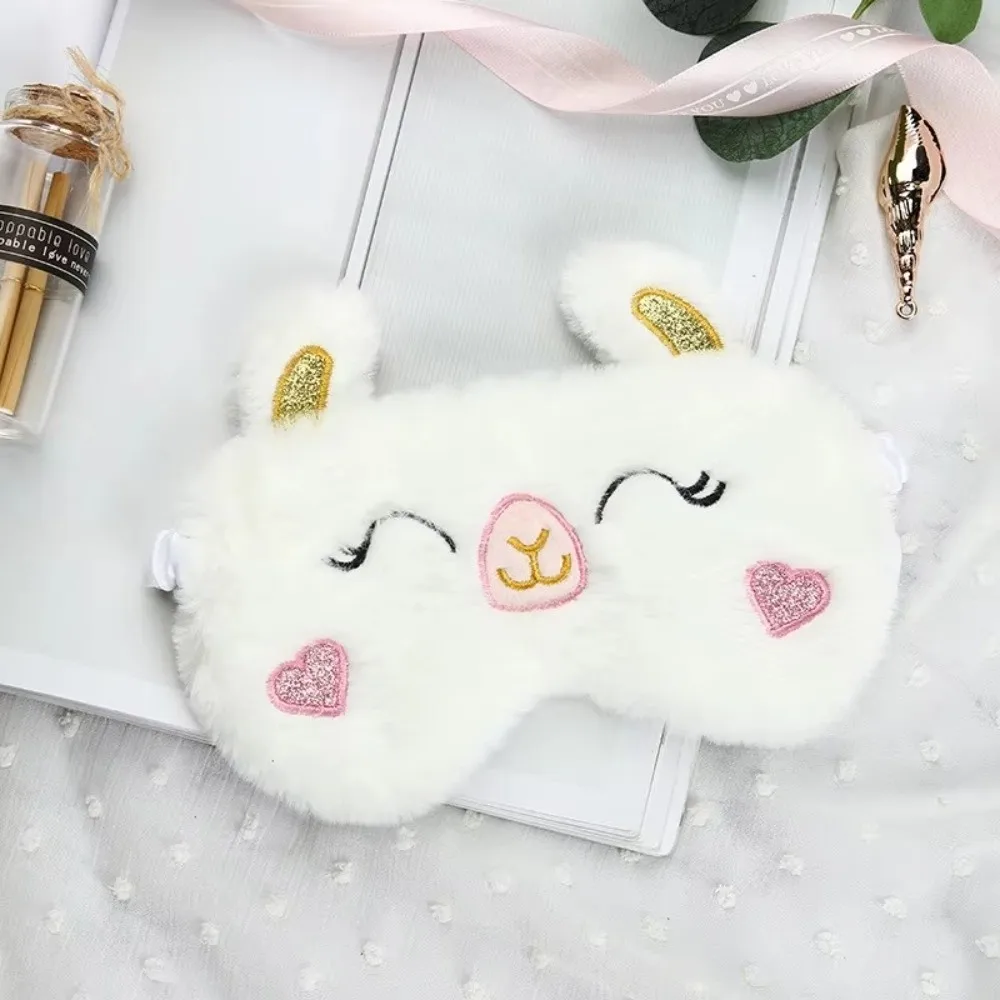 Lovely Cute Sleep Eye Mask Breathable Shading Skin-friendly Sleep Mask Travel Rest Eyepatch Nap Dream Night