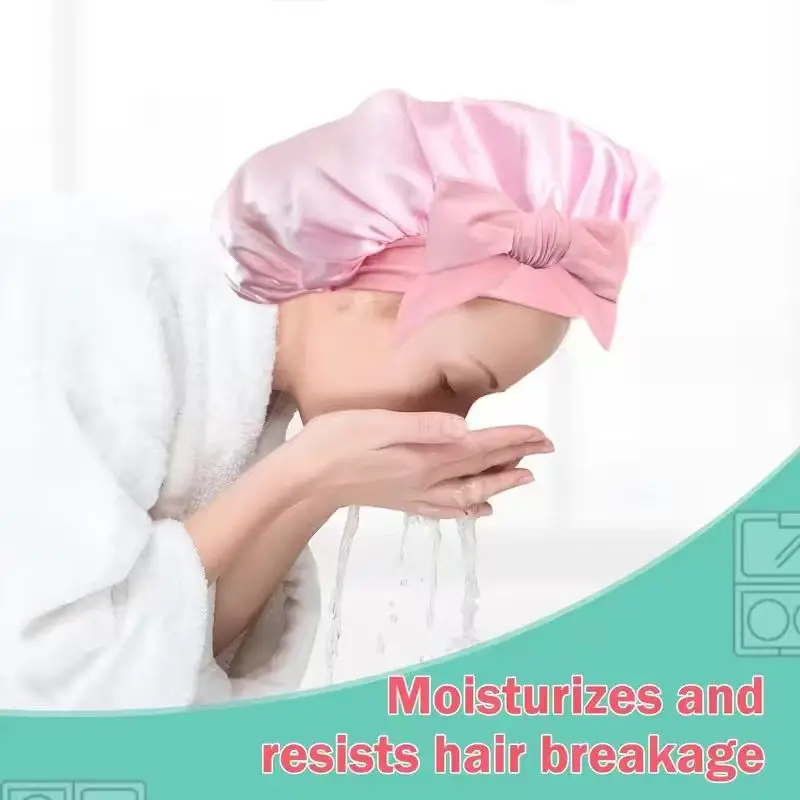 

A new four-piece set of non-heating curling irons and shower caps, a multi-functional styling tool