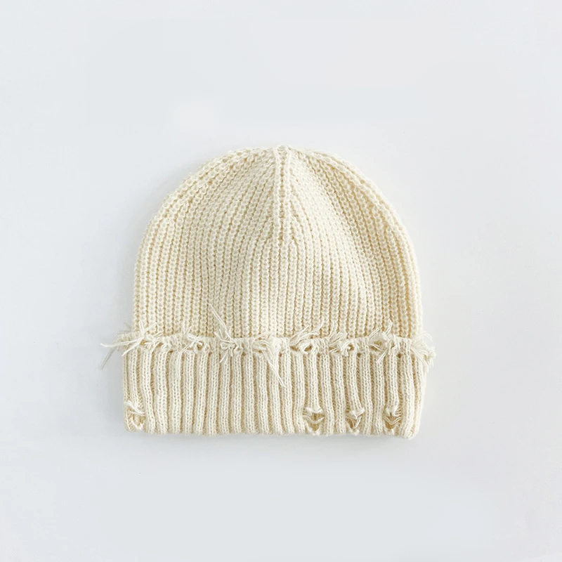 1 Stück Strickmütze für Herbst und Winter, modische, elastische Mütze mit Löchern, geeignet für Erwachsene und Jugendliche. – Detail 12