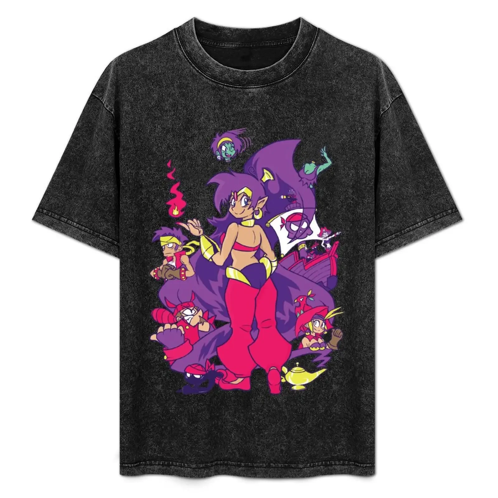 Shantae Genie of the Lamp Design T-Shirt cute tops vintage anime shirt graphic t shirts shirts men graphic