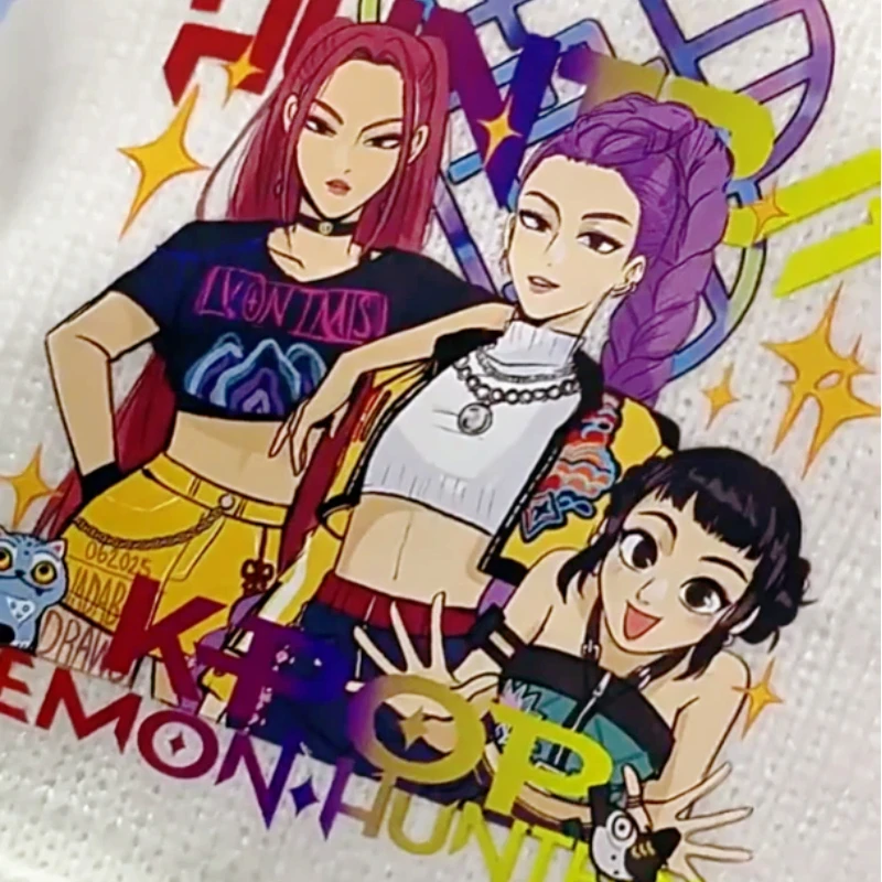 หมวกไหมพรมลายการ์ตูนอนิเมะ KPop Demon Hunters สำหรับฤดูหนาว อุปกรณ์เสริมแฟชั่นสุดน่ารัก ของขวัญวันเกิด/คริสต์มาสสำหรับเด็ก