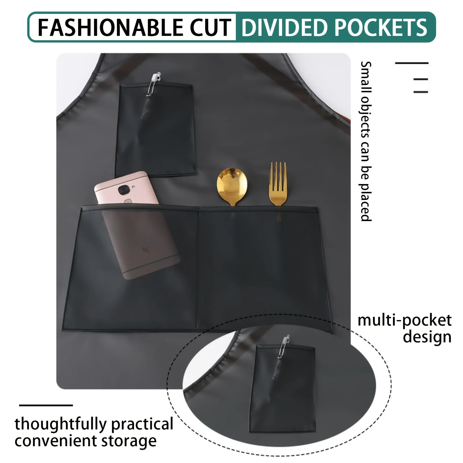 

Прозрачный фартук с карманами для женщин и мужчин, для мытья посуды, ухода за животными, садоводства, рисования