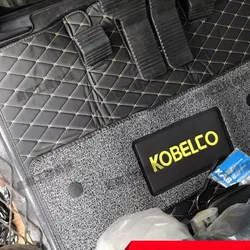 Floor Mats for Kobelco SK75 200 210 250 260 350 360-8 Super 8-10-6-6E 60SR 135R Cab Footrest Flooring Glue Excavator Parts