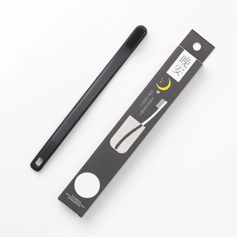 الإبداعية لينة الخيزران فرشاة أسنان من فحم الخشب شعيرات نايلون فرش الأسنان الكبار تنظيف الأسنان فرشاة الأسنان أدوات العناية بالفم الأسنان