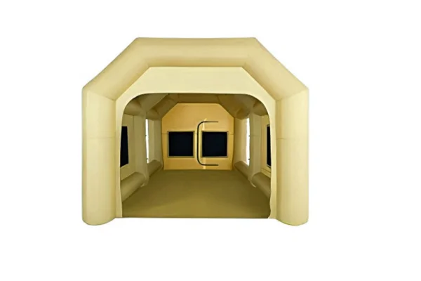 

Portable inflatable paint booth
