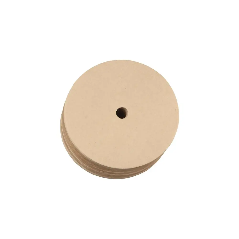 200Pcs 3.75 Inch Percolator Coffee Filters Natural with Hole Coffee Maker Filters Unbleached Premium Replacement Filter Pack