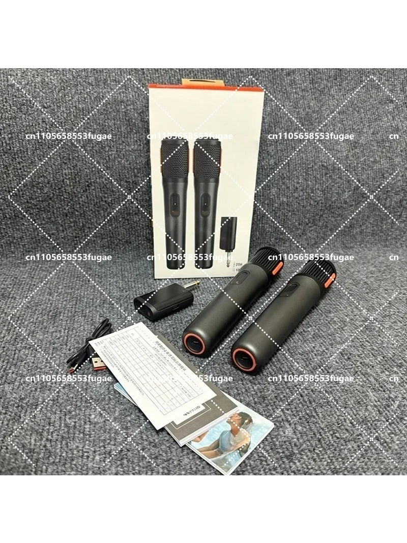 Wireless Microphone 1 to 2 Dual Channel for PartyBox Karaoke System